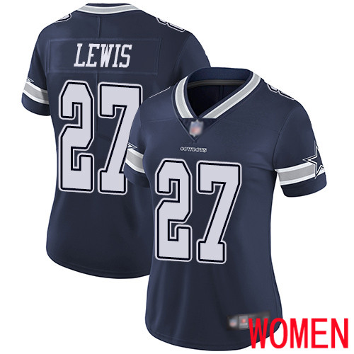 Women Dallas Cowboys Limited Navy Blue Jourdan Lewis Home #27 Vapor Untouchable NFL Jersey